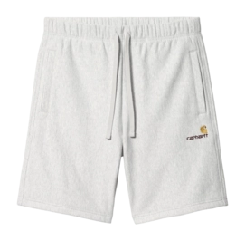 Short Carhartt WIP Unisexe American Script Ash Heather