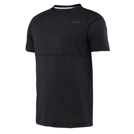 Tennisshirt HEAD Performance M Crew Neck Cool Black