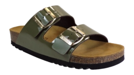 Slipper Scholl Women Josephine Patent Synthetic Khaki 2024