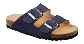 Tongs Scholl Femme Josephine Suede Blue 2024