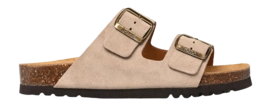 Tongs Scholl Women Josephine Suede Dark Beige 2024