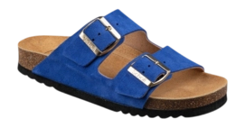 Tongs Scholl Femme Josephine Suede Royal Blue 2024