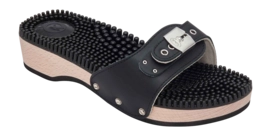Tongs Scholl Women Pescura Heel Massage Black