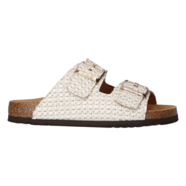 Tongs Scholl Women Noelle Raffia White 2024