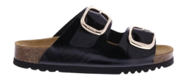 Tongs Scholl Femme Noelle Patent Leather Black