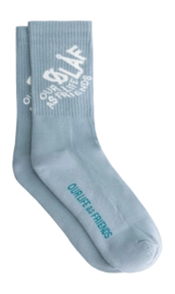 Socken Olaf Hussein Wavy Logo Herren Sky Blue