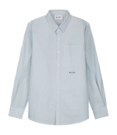 Hemd Olaf Hussein Oxford Stripe Herren Green Stripes