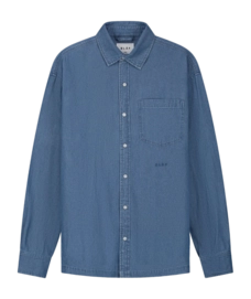Hemd Olaf Hussein Denim LS Herren Mid Blue