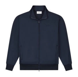 Jacke Olaf Hussein Pique Herren Navy