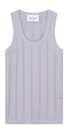 Tanktop Olaf Hussein Rib Damen Washed Purple