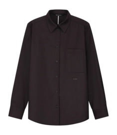 Bluse Olaf Hussein Drapierte Utility Damen Brown