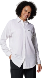 Bluse Columbia Boundless Trek Layering LS Damen White 2024