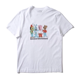 T-Shirt Edmmond Studios Buddies Herren Plain White