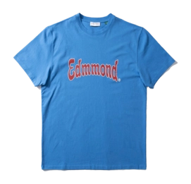 T-Shirt Edmmond Studios Men Curly Plain Blue