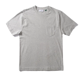 T-Shirt Edmmond Studios Men Pocket Core Plain Grey Melange