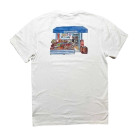 T-Shirt Edmmond Studios Mini Market Herren Plain White