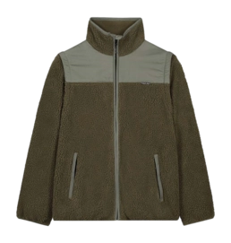 Gilet Maium Enfants Teddy Cardigan Army Green