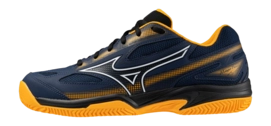 Chaussures de Padel Mizuno Homme Break Shot 4 Padel Dress Blues Blanc Carrot Curl