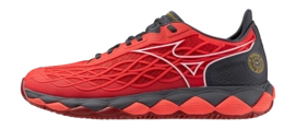Tennis Shoe Mizuno Men Wave Enforce Tour CC Radiant Red White Ebony