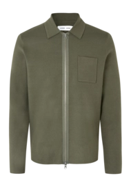 Cardigan Samsøe Samsøe Guna X Zip Herren Dusty Olive