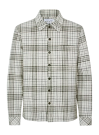 Shirt Samsoe Samsoe Men Taka JS Dusty Olive Ch.