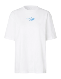 T-Shirt Samsøe Samsøe Sawind Uni Herren White Connected