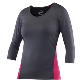 Tennisshirt HEAD Vision W Britney 3/4 Sleeve Anthracite