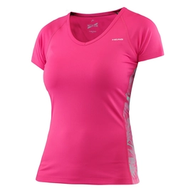 T-Shirt de tennis HEAD Vision W Bee Basic Pink