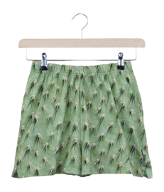 Pyjama Hose Shorts SNURK Cozy Damen Cactus Green