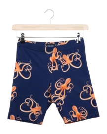Pyjama Hose Short SNURK Octopus Damen Blue