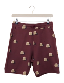 Pyjama Hose Short SNURK Sandy Castles Herren Red