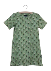 T-shirt Dress SNURK Kids Cozy Cactus Green