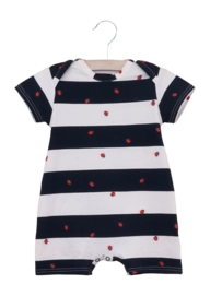Playsuit SNURK Baby Ladybug Black/White
