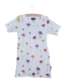 T-shirt Dress SNURK Kids Bloom White