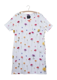 T-shirt Dress SNURK Women Bloom White