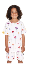 Pyjama Shirt SNURK Bloom Kinder White