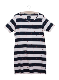 T-shirt Dress SNURK Women Ladybug Black/White