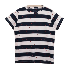 T-shirt SNURK Unisex Ladybug Black/White