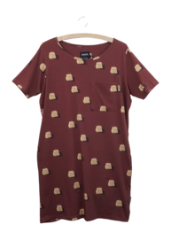 Nachtkleid SNURK Sandy Castles Damen Red