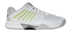 Tennis Shoe K-Swiss Women Hypercourt Express 2 White Gray Violet Lime Green