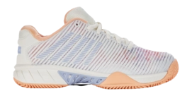 Tennis Shoe K-Swiss Women Hypercourt Express 2 HB Star White Peach Fuzz Heather