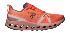 Trail Running Shoe On Running Women Cloudsurfer Trail Flame Dustrose