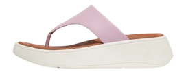Tongs FitFlop Femme F-Mode Leather Flatform Toe-Post Wild Lilac