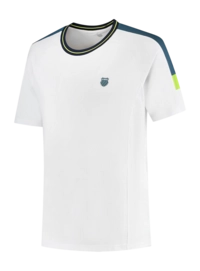 Tennisshirt K-Swiss Hypercourt Tee Melange 2 Herren White
