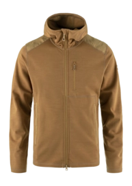 Sweatjacke Fjällräven Keb Fleece Hoodie Herren Buckwheat Brown