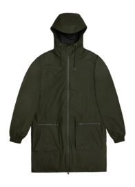 Regenjas Rains Unisex Cargo Long Jacket Green