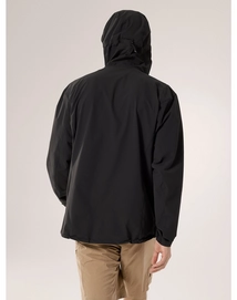 S24-X000007741-Gamma-Lightweight-Hoody-Black-Back-View