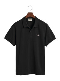 Polo GANT Homme Ruggers Ss Black