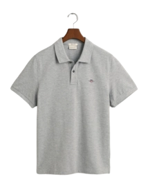 Polo GANT Homme Ruggers Ss Grey Melange