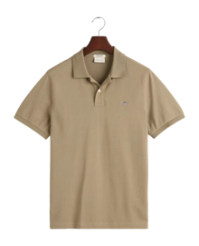 Polo GANT Homme Ruggers Ss Dried Clay